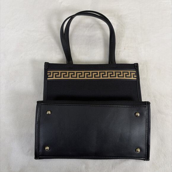 Versace Fragrances Canvas Bag Black Gold Travel Purse Handbag VIP GWP. New - Picture 4 of 16
